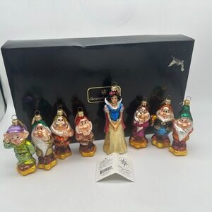 1999 RADKO DISNEY SNOW WHITE & THE SEVEN DWARFS PETITE SET 147/3000 99-DIS-30